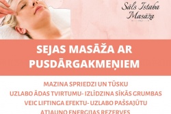 Sejas masāža ar pusdārgakmeņiem Salaspils novada TIC